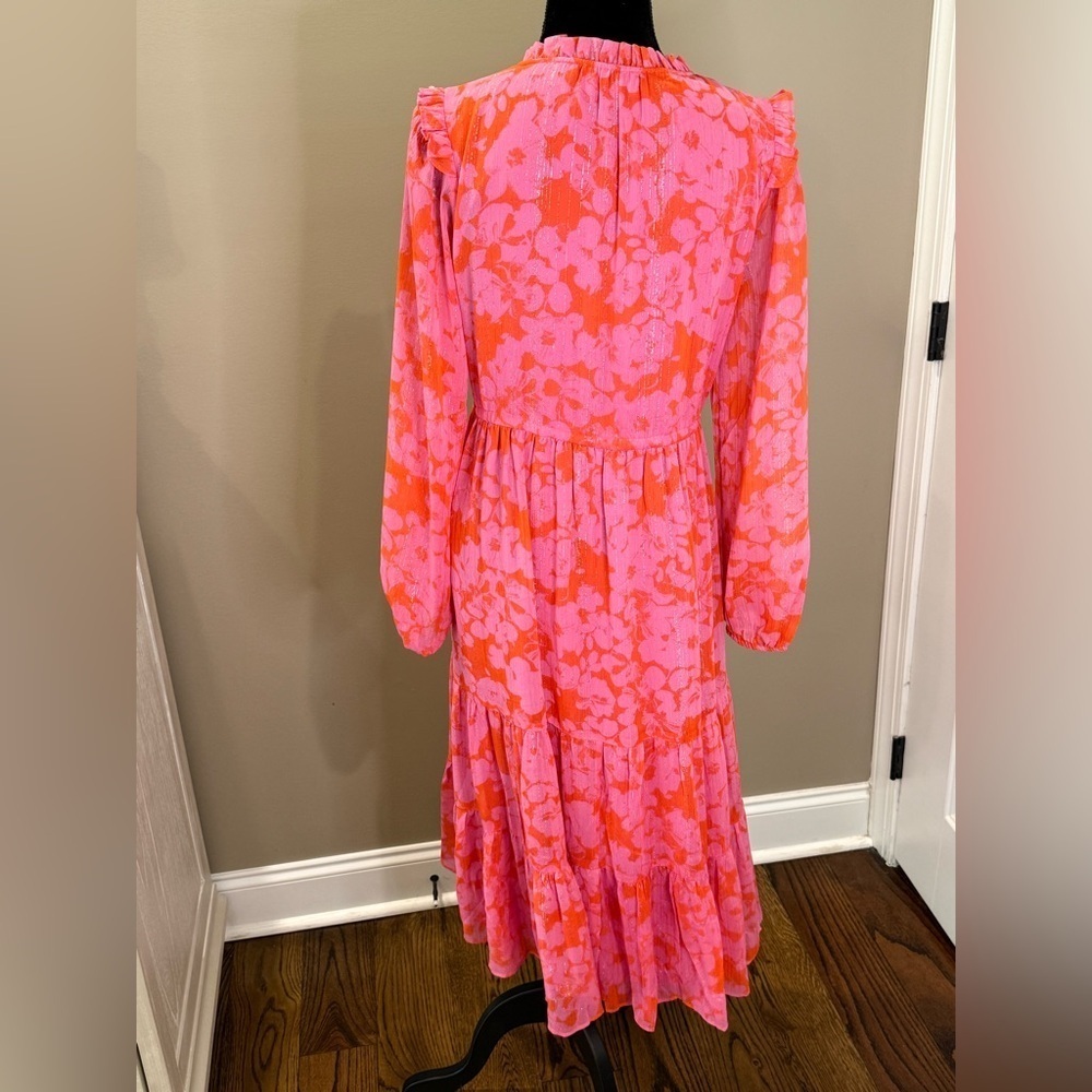 Women’s SUGARLIPS Carolina Reaper Kristen Tiered Midi Dress- Size XS - Picture 5 of 11